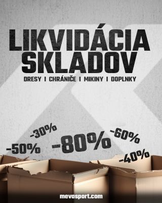 📦 LIKVIDÁCIA SKLADOV NA MEVASPORT! 📦 Obrovské zľavy na dresy, mikiny, chrániče a množstvo ďalších športových kúskov! 🏃‍♂️⚽...