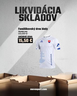 📦 LIKVIDÁCIA SKLADOV NA MEVASPORT! 📦🔥 Obrovské zľavy na dresy, mikiny, chrániče a množstvo ďalších športových kúskov!...